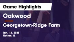 Oakwood  vs Georgetown-Ridge Farm Game Highlights - Jan. 12, 2023