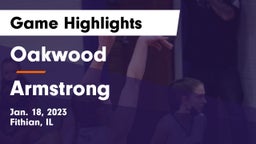 Oakwood  vs Armstrong Game Highlights - Jan. 18, 2023