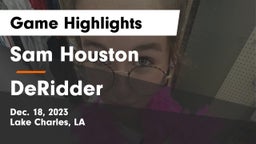 Sam Houston  vs DeRidder Game Highlights - Dec. 18, 2023