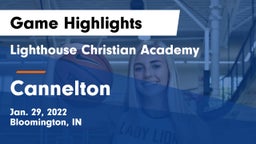 Lighthouse Christian Academy vs Cannelton  Game Highlights - Jan. 29, 2022
