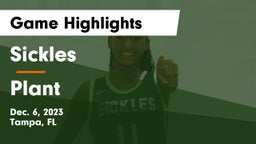 Sickles  vs Plant  Game Highlights - Dec. 6, 2023