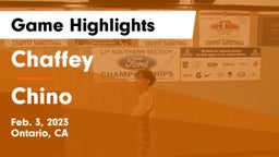 Chaffey  vs Chino Game Highlights - Feb. 3, 2023