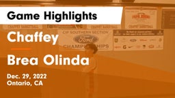 Chaffey  vs Brea Olinda  Game Highlights - Dec. 29, 2022