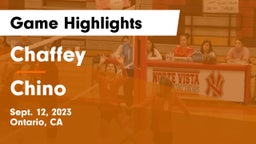 Chaffey  vs Chino  Game Highlights - Sept. 12, 2023