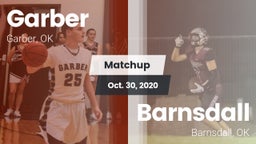 Matchup: Garber  vs. Barnsdall  2020