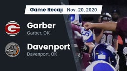 Recap: Garber  vs. Davenport  2020