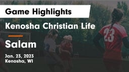 Kenosha Christian Life  vs Salam Game Highlights - Jan. 23, 2023