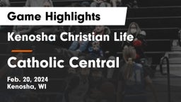 Kenosha Christian Life  vs Catholic Central  Game Highlights - Feb. 20, 2024