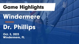 Windermere  vs Dr. Phillips Game Highlights - Oct. 3, 2023