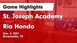 St. Joseph Academy  vs Rio Hondo  Game Highlights - Dec. 4, 2021