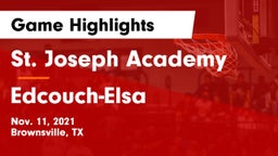 St. Joseph Academy  vs Edcouch-Elsa  Game Highlights - Nov. 11, 2021