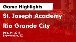 St. Joseph Academy  vs Rio Grande City  Game Highlights - Dec. 14, 2019