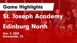 St. Joseph Academy  vs Edinburg North  Game Highlights - Dec. 5, 2020