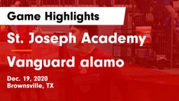 St. Joseph Academy  vs Vanguard alamo Game Highlights - Dec. 19, 2020