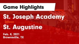 St. Joseph Academy  vs St. Augustine   Game Highlights - Feb. 8, 2021