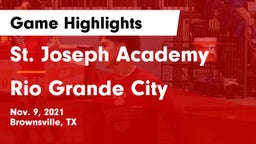 St. Joseph Academy  vs Rio Grande City  Game Highlights - Nov. 9, 2021