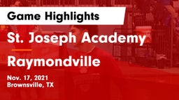 St. Joseph Academy  vs Raymondville  Game Highlights - Nov. 17, 2021