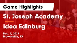 St. Joseph Academy  vs Idea Edinburg Game Highlights - Dec. 9, 2021