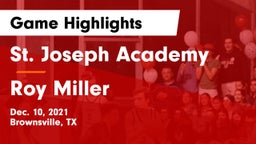 St. Joseph Academy  vs Roy Miller  Game Highlights - Dec. 10, 2021