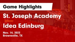 St. Joseph Academy  vs Idea Edinburg Game Highlights - Nov. 14, 2023