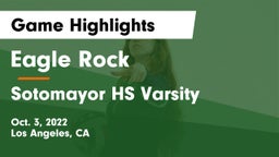 Eagle Rock  vs Sotomayor HS Varsity  Game Highlights - Oct. 3, 2022