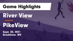 River View  vs PikeView  Game Highlights - Sept. 30, 2021