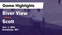 River View  vs Scott  Game Highlights - Oct. 1, 2022