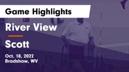 River View  vs Scott  Game Highlights - Oct. 18, 2022