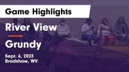 River View  vs Grundy Game Highlights - Sept. 6, 2023
