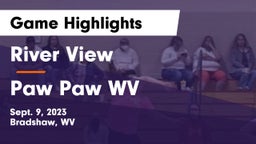 River View  vs Paw Paw WV Game Highlights - Sept. 9, 2023