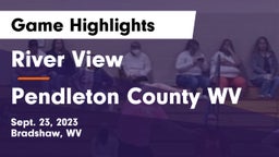 River View  vs Pendleton County WV Game Highlights - Sept. 23, 2023