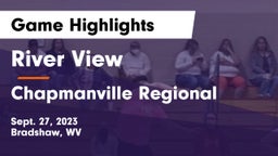 River View  vs Chapmanville Regional Game Highlights - Sept. 27, 2023