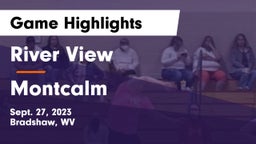 River View  vs Montcalm  Game Highlights - Sept. 27, 2023