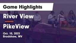 River View  vs PikeView  Game Highlights - Oct. 10, 2023