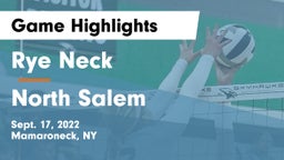 Rye Neck  vs North Salem  Game Highlights - Sept. 17, 2022