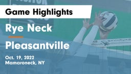 Rye Neck  vs Pleasantville  Game Highlights - Oct. 19, 2022