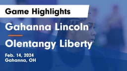 Gahanna Lincoln  vs Olentangy Liberty  Game Highlights - Feb. 14, 2024