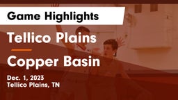 Tellico Plains  vs Copper Basin  Game Highlights - Dec. 1, 2023