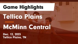 Tellico Plains  vs McMinn Central  Game Highlights - Dec. 12, 2023