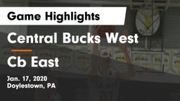 Central Bucks West  vs Cb East Game Highlights - Jan. 17, 2020