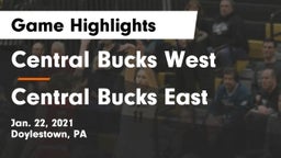 Central Bucks West  vs Central Bucks East  Game Highlights - Jan. 22, 2021