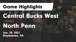 Central Bucks West  vs North Penn  Game Highlights - Jan. 29, 2021