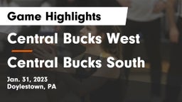 Central Bucks West  vs Central Bucks South  Game Highlights - Jan. 31, 2023