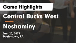 Central Bucks West  vs Neshaminy  Game Highlights - Jan. 20, 2023