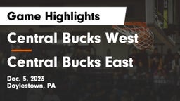 Central Bucks West  vs Central Bucks East  Game Highlights - Dec. 5, 2023