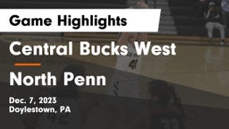 Central Bucks West  vs North Penn  Game Highlights - Dec. 7, 2023