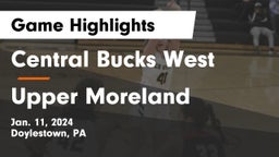 Central Bucks West  vs Upper Moreland  Game Highlights - Jan. 11, 2024