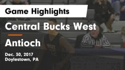 Central Bucks West  vs Antioch  Game Highlights - Dec. 30, 2017