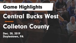 Central Bucks West  vs Colleton County  Game Highlights - Dec. 28, 2019