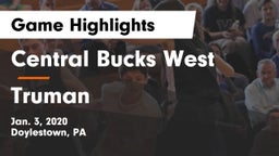 Central Bucks West  vs Truman  Game Highlights - Jan. 3, 2020